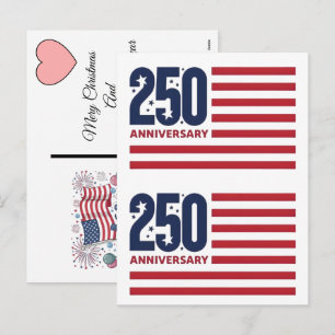 Cartes Pour Fêtes Annuelles Noël 2025 durant le semi-quincentenaire des États-
