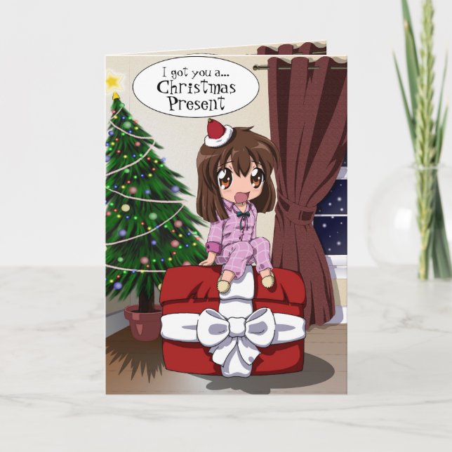 Cartes Pour Fêtes Annuelles Noël 2 d'Anime (Devant)