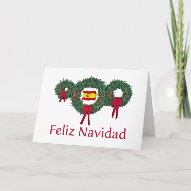 Cartes Pour Fêtes Annuelles Noël 2 de l'Espagne (Devant)