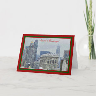 Cartes Pour Fêtes Annuelles Noël #2 de neige de bâtiment Flatiron de Chrysler