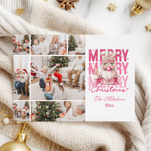 Cartes Pour Fêtes Annuelles  Noël 7 Photo Vintage Casse-Noisette Rose 