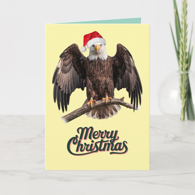 Cartes Pour Fêtes Annuelles Noël à Bald Eagle (Devant)