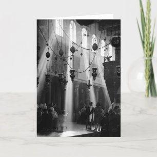 Cartes Pour Fêtes Annuelles Noël à Bethléem, années 1940