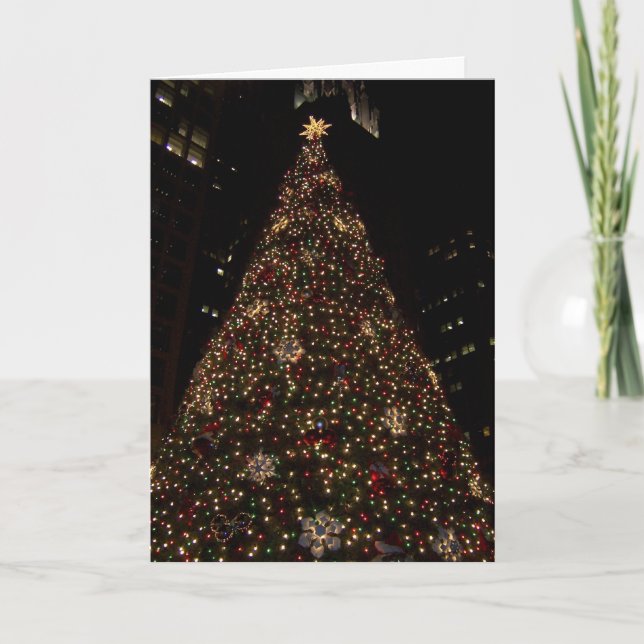 Cartes Pour Fêtes Annuelles Noël à Daley Plaza Chicago (Devant)