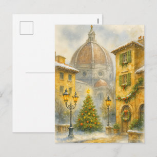 Cartes Pour Fêtes Annuelles Noël à Florence Italie   Art de vacances du Duomo