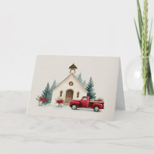 Cartes Pour Fêtes Annuelles Noël à la chapelle