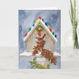 Cartes Pour Fêtes Annuelles Noël à la maison doux à la maison