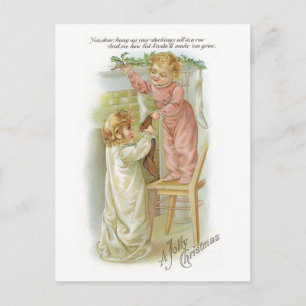 Cartes Pour Fêtes Annuelles Noël à l'ancienne