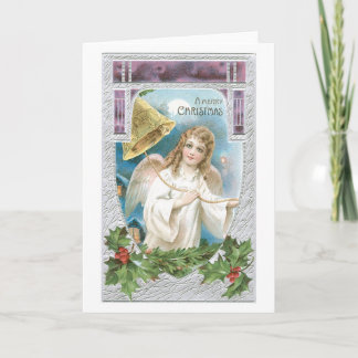 Cartes Pour Fêtes Annuelles Noël à l'ancienne, Ange