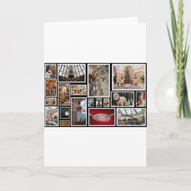 Cartes Pour Fêtes Annuelles Noël à Las Vegas (Devant)