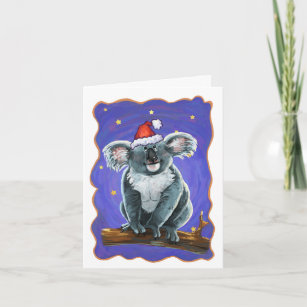 Cartes Pour Fêtes Annuelles Noël à l'ours de Koala
