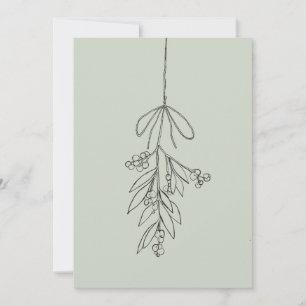 Cartes Pour Fêtes Annuelles Noël à Mistletoe