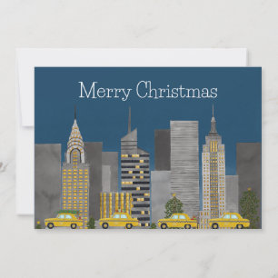Cartes Pour Fêtes Annuelles Noël à New York