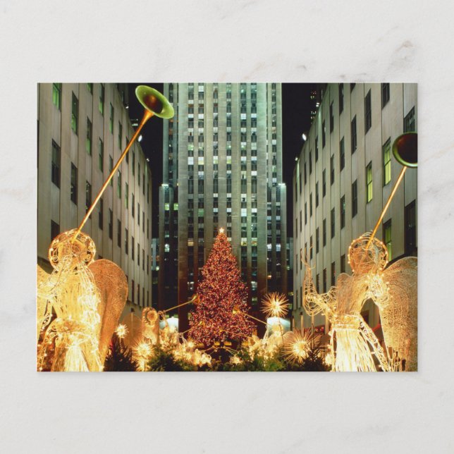 Cartes Pour Fêtes Annuelles Noël à New York (Devant)