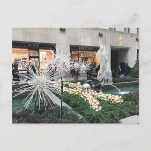 Cartes Pour Fêtes Annuelles Noël à New York City Rockefeller Center Card