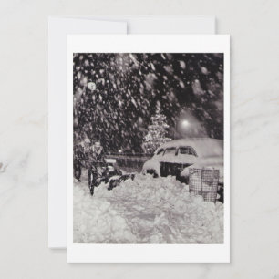 Cartes Pour Fêtes Annuelles Noël à New York City Vintage années 1950