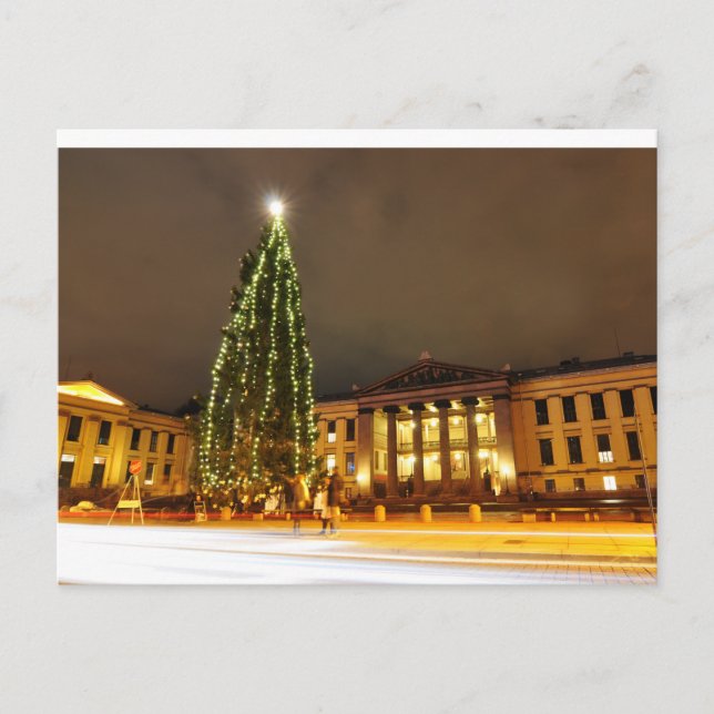 Cartes Pour Fêtes Annuelles Noël à Oslo, Norvège (Devant)