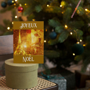 Cartes Pour Fêtes Annuelles Noel a Paris collage