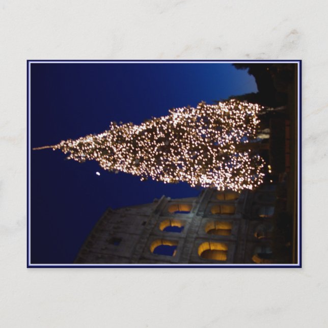 Cartes Pour Fêtes Annuelles Noël à Rome (Devant)