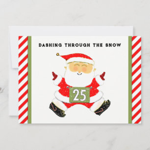 Cartes Pour Fêtes Annuelles Noël à thème de course