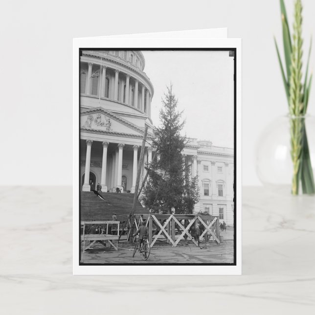 Cartes Pour Fêtes Annuelles Noël à Washington DC (Devant)