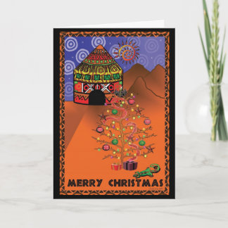 Cartes Pour Fêtes Annuelles Noël africain