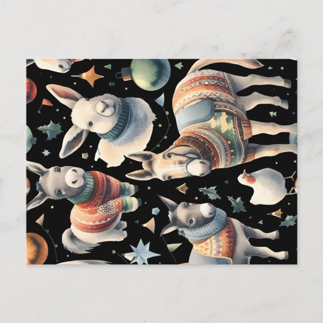 Cartes Pour Fêtes Annuelles noël agricole (Devant)