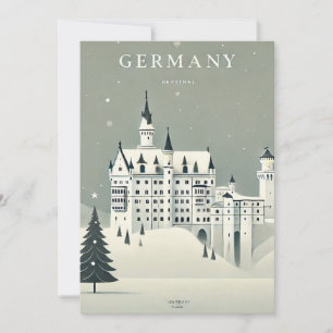 Cartes Pour Fêtes Annuelles Noël allemand envoûtant