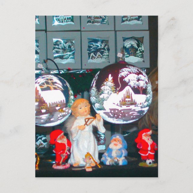 Cartes Pour Fêtes Annuelles Noël allemand, marché de Noël Heidelberg (Devant)