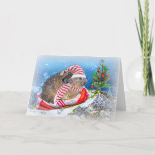 Cartes Pour Fêtes Annuelles Noël américain Pika