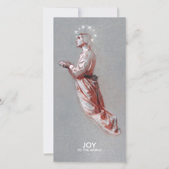 Cartes Pour Fêtes Annuelles Noël Angel Joie (Devant)