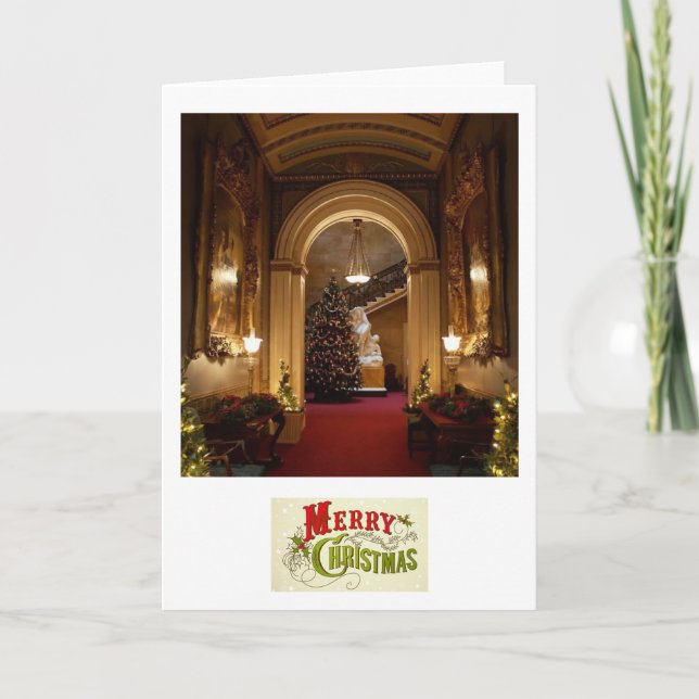 Cartes Pour Fêtes Annuelles Noël anglais (Devant)