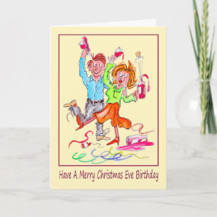 Cartes Pour Fêtes Annuelles Noël Anniversaire Dessin de fête de couple
