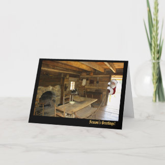 Cartes Pour Fêtes Annuelles Noël appalachien dans la cuisine