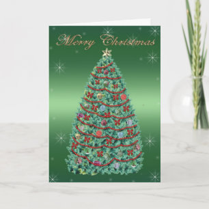 Cartes Pour Fêtes Annuelles Noël Arbre Joyeux Noël