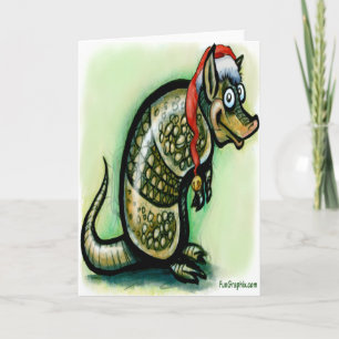 Cartes Pour Fêtes Annuelles Noël Armadillo