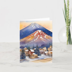 Cartes Pour Fêtes Annuelles Noël arménien D - 6 janvier - Aquarelle