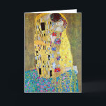 Cartes Pour Fêtes Annuelles Noël Art nouveau, le baiser de Gustav Klimt<br><div class="desc">Facile de customiser la carte de Noël, il suffit d'ajouter vos noms! The Kiss (original Der Kuss)(1907-1908) de Gustav Klimt (1862-1918) est probablement l'oeuvre la plus célèbre de Gustav Klimt. Il a commencé à y travailler en 1907 et c'est le point culminant de sa soi-disant "période d'or". The Kiss est...</div>
