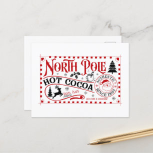 Cartes Pour Fêtes Annuelles Noël au cacao chaud du Pôle Nord