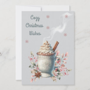 Cartes Pour Fêtes Annuelles Noël au cacao cosy