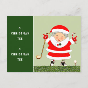 Cartes Pour Fêtes Annuelles Noël au golf