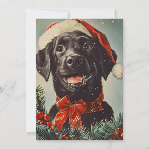 Cartes Pour Fêtes Annuelles Noël au Labrador
