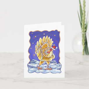 Cartes Pour Fêtes Annuelles Noël au poulet