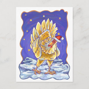 Cartes Pour Fêtes Annuelles Noël au poulet