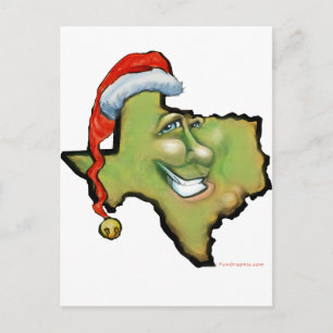 Cartes Pour Fêtes Annuelles Noël au Texas