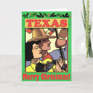 Cartes Pour Fêtes Annuelles Noël au Texas