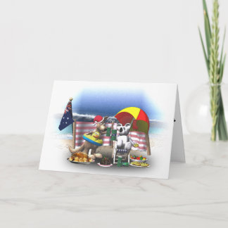 Cartes Pour Fêtes Annuelles Noël australien