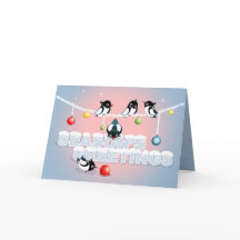 Noël avec des pies et des bulles