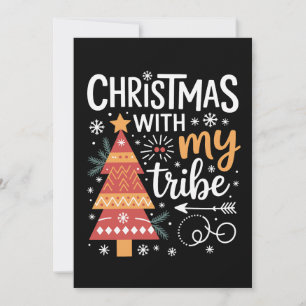 Cartes Pour Fêtes Annuelles Noël Avec Ma Tribu Les Noël Correspondant À La Fam