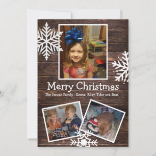 Cartes Pour Fêtes Annuelles Noël avec photo personnalisée